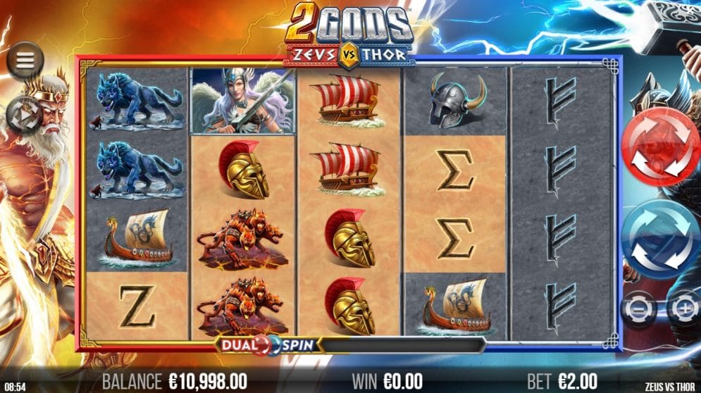 2 Gods Zeus vs Thor
