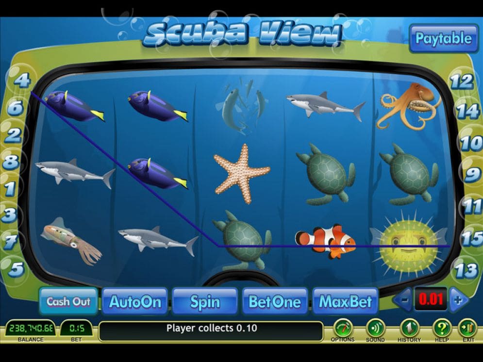 Scuba View Bonus Game