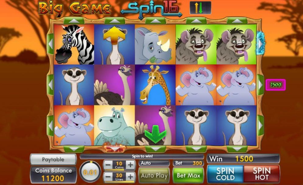 Big Game Spin 16