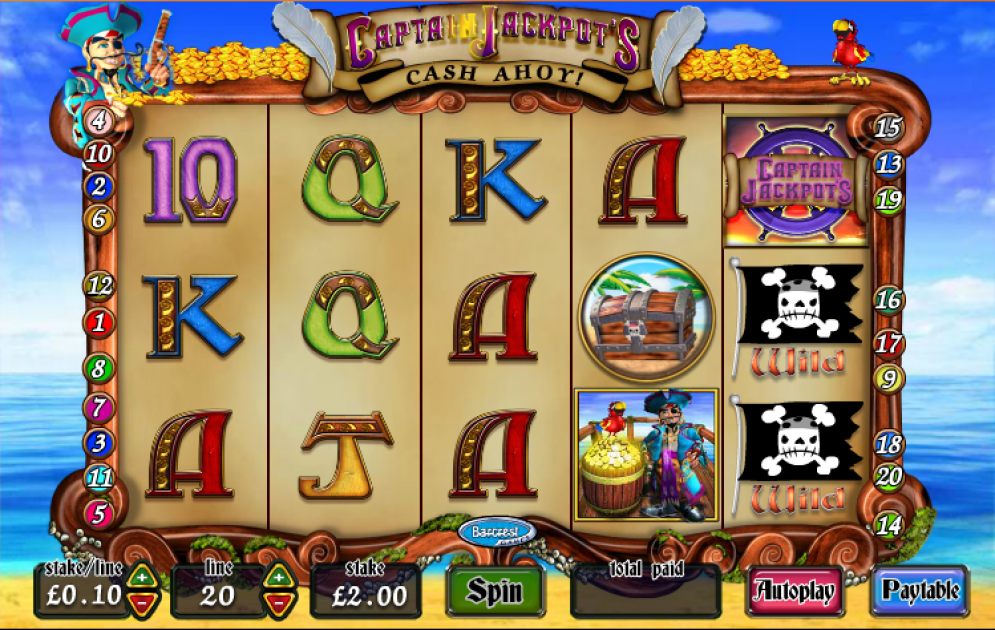 Captain Jackpot’s Cash Ahoy