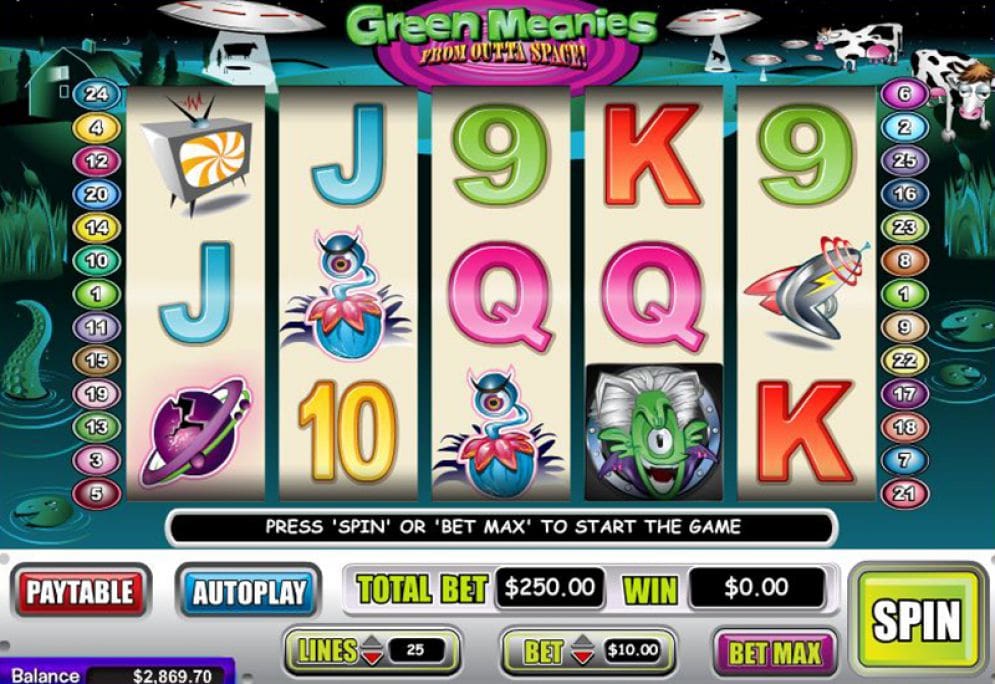 Green Meanies from Outta Space