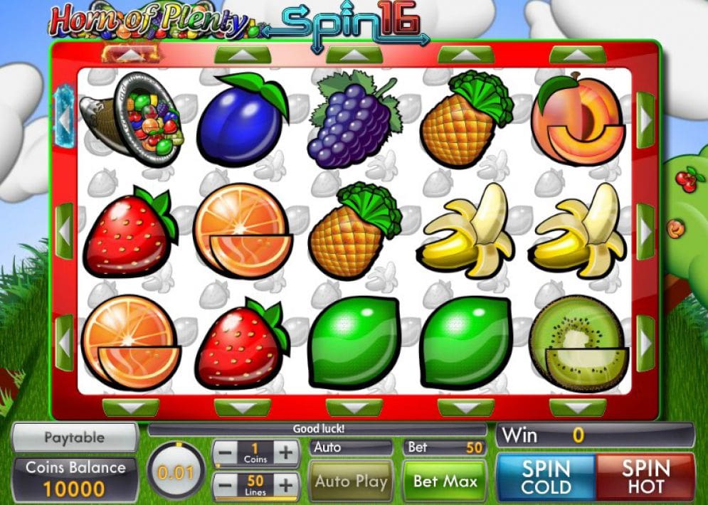 Horn Of Plenty Spin 16