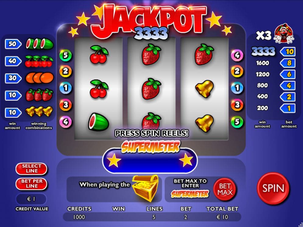 'Jackpot 3333'