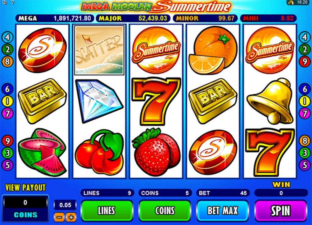 Mega Moolah Summertime
