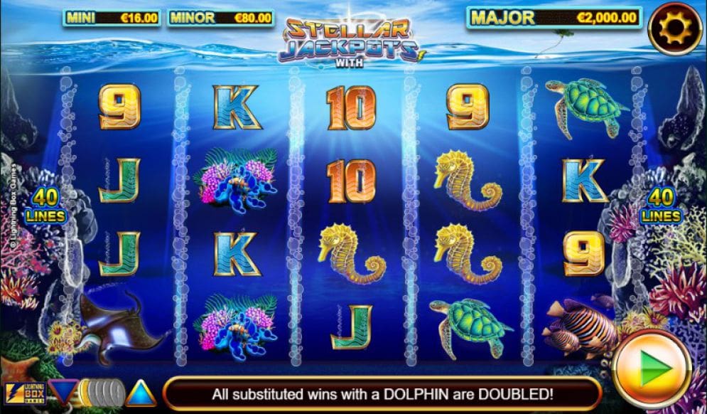 'Stellar Jackpots With Dolphin Gold'