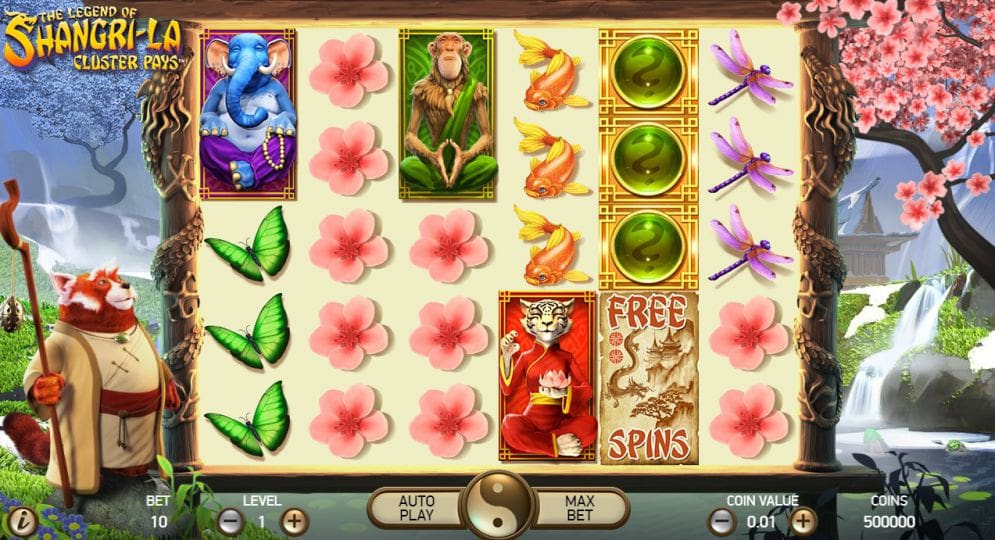 The Legend of Shangri-La: Cluster Pays
