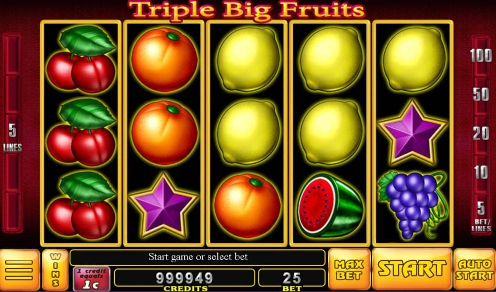 'Triple Big Fruits'